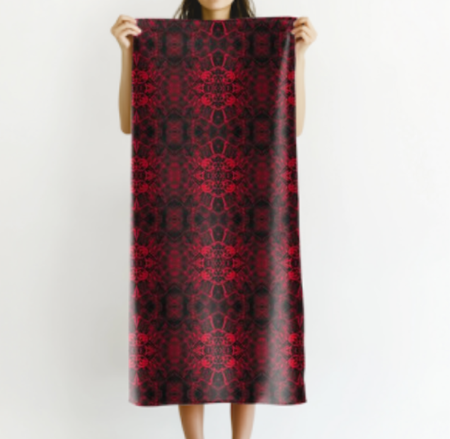 Sanctum Skull Cross Long Wrap