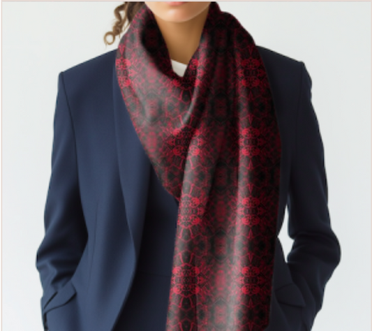 Sanctum Skull Cross Long Wrap